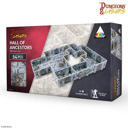 Dungeons & Lasers: PrismaCast Pre-Painted Terrain Halls Of Ancestors: Pre-Painted