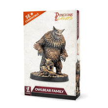 Dungeons & Lasers: Miniatures Owlbear Family