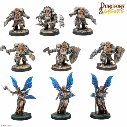 Dungeons & Lasers: Miniatures Armies Of Deuslair