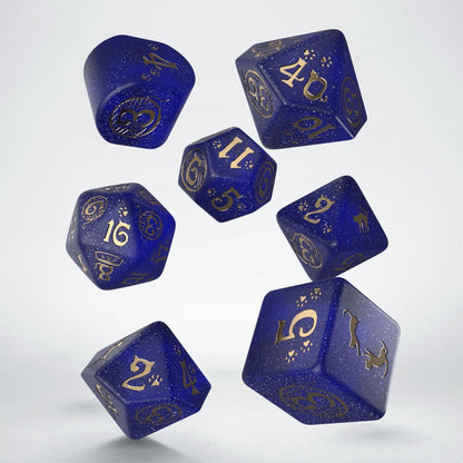 Q Workshop Cats Dice Set Meowster Dice Set 7