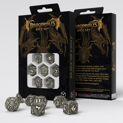 Q Workshop Dracopolis The Scandinavian Blackfang Dice Set 7