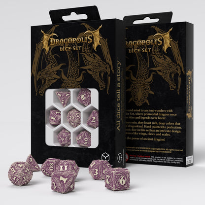 Q Workshop Dracopolis The Yucatan Featherwing Dice Set 7
