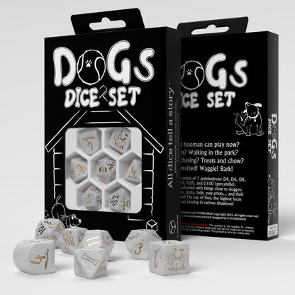 Q Workshop Dog Dice Set Charlie Dice Set 7