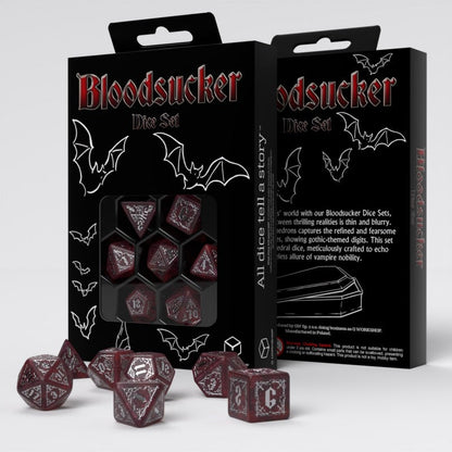 Q Workshop Bloodsucker Scarlet Dice Set 7