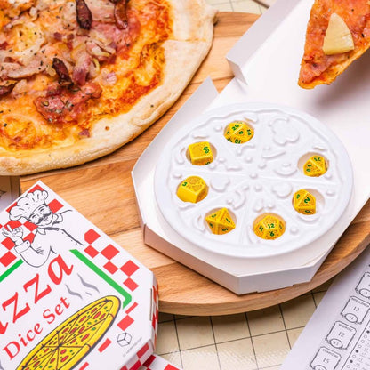 Q Workshop Pizza Margherita Dice Set 7