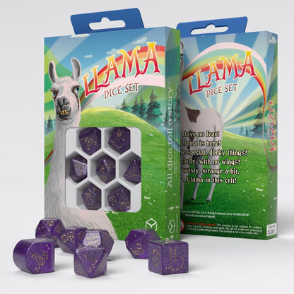 Q Workshop Llama Zippy Dice Set 7