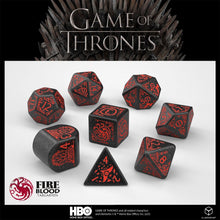 Q Workshop Game of Thrones Targaryen Dice Set 8