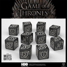 Q Workshop Game of Thrones Night's Watch Dice Set 10x D6