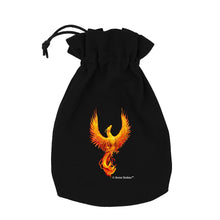 Q Workshop Anne Stokes Dice Pouch Phoenix