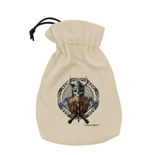 Q Workshop Anne Stokes Dice Pouch Viking Skull