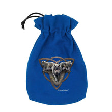 Q Workshop Anne Stokes Dice Pouch Wolf Trio