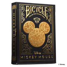 Bicycle Disney Black & Gold Mickey Playing Cards Display 6