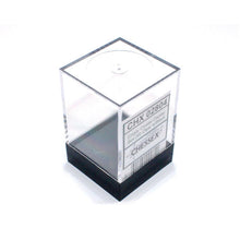 Chessex 02804 Empty Crystal Display Box M Clear w/Black Lid