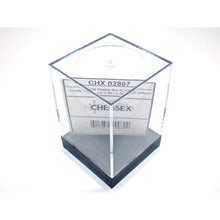Chessex 02807 Empty Crystal Display Box L Clear w/Black Lid