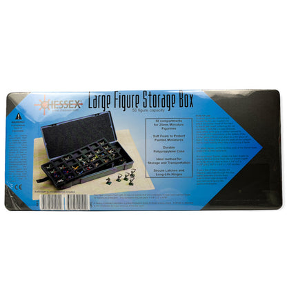 Chessex 02851 Figure Storage Box L for Larger 25mm Figures
