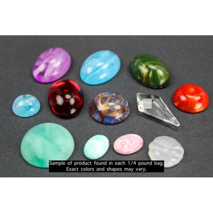 Chessex JJ025 1/4 LB Plastic Beads Variety Pack