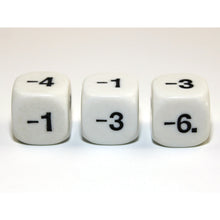 Chessex KOP09964 16mm Opaque -#'1-6 White/black