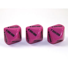 Chessex KOP18468 Opaque Pink/black 0000000-9000000 d10