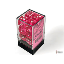 Chessex 23614 Translucent Pink/white 16mm d6 Dice Block 12 dice