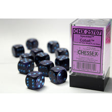 Chessex 25707 Speckled Cobalt 16mm d6 Dice Block 12 dice