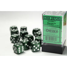 Chessex 25725 Speckled Recon 16mm d6 Dice Block 12 dice