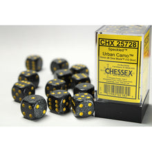 Chessex 25728 Speckled Urban Camo 16mm d6 Dice Block 12 dice