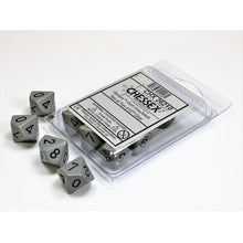 Chessex 26210 Opaque Dark Grey/black Set of Ten d10s