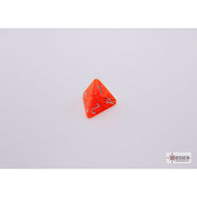 Chessex 30060 Translucent Neon Orange/white Polyhedral 7-Dice Set with bonus die