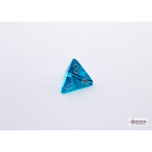 Chessex 30063 Translucent Tropical Blue/white Polyhedral 7-Dice Set with bonus die