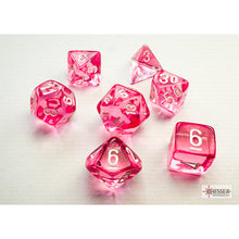 Chessex 20384 Translucent Mini-hedral Pink/white 7-Die Set