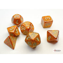 Chessex 20503 Glitter Mini-hedral Gold/silver 7-Die Set