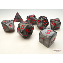 Chessex 20478 Velvet‚ Mini-hedral Black/red 7-Die Set