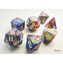Chessex 20440 Festive‚ Mini-hedral Carousel/white 7-Die Set