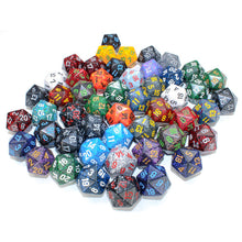 Chessex 29320 Speckled Bag of 50 Assorted Polyhedral d20