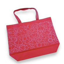Chessex 85104 "Too Many Dice" Large Gusseted Bottom Red Tote Bag