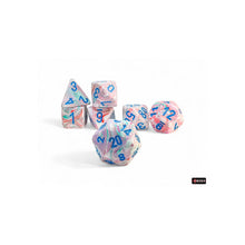 Chessex 22544 Festive Mega-hedral Pop Art/blue 7-Die Set