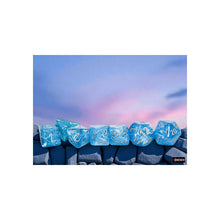 Chessex 22566 Luminary Mega-hedral Sky/silver Luminary 7-Die Set