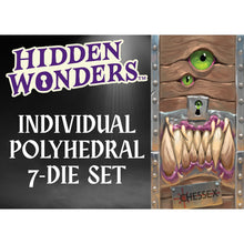 Chessex 38000 Hidden Wonders Assorted 7-Die Polyhedral Set