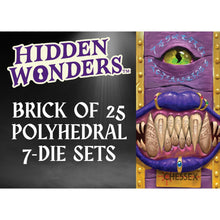 Chessex 38000B Hidden Wonders Brick of 25 Assorted 7-Die Polyhedral Sets