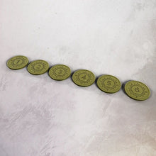 One page Rules Grimdark Future Metal Objective Markers 6