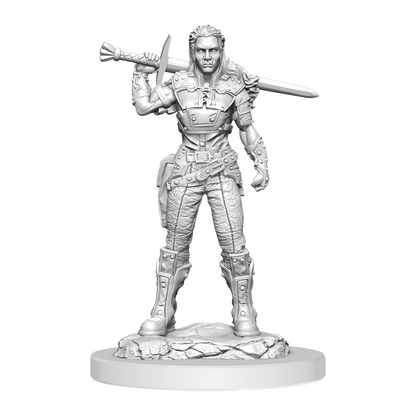 D&D Nolzurs Marvelous Miniatures Orc Fighter Female Dungeons & Dragons