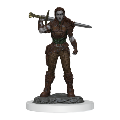 D&D Nolzurs Marvelous Miniatures Orc Fighter Female Dungeons & Dragons