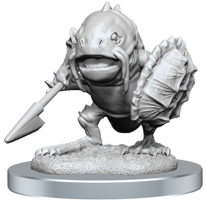D&D Nolzurs Marvelous Miniatures Locathah & Seal Dungeons & Dragons