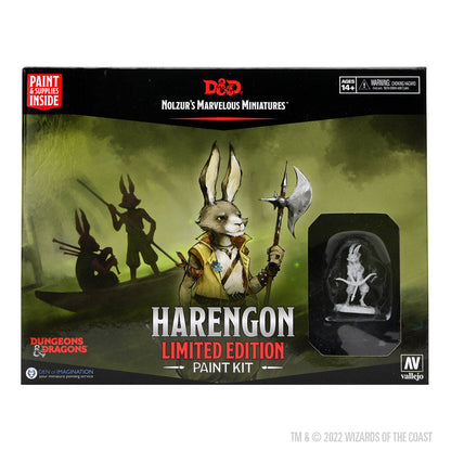 D&D Nolzurs Marvelous Limited Edition Paint Kit Harengon Dungeons & Dragons