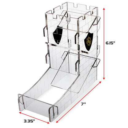 ENHANCE Dice Tower Dice Tray Clear