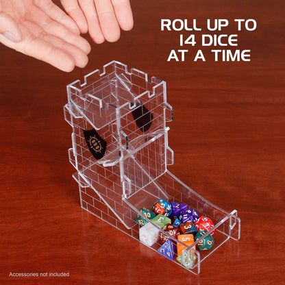 ENHANCE Dice Tower Dice Tray Clear