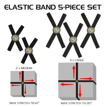 Enhance Tabletop Game Box Bands 5pcs Black