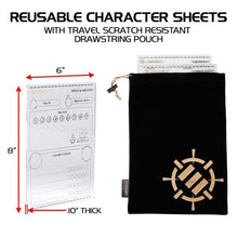 Enhance Tabletop Acrylic Character Sheets Clear