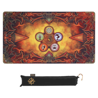 Enhance Tabletop Card Game Playmat Orange