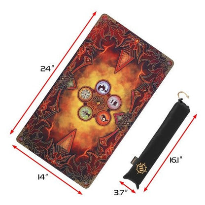 Enhance Tabletop Card Game Playmat Orange